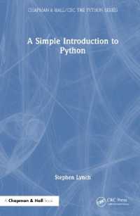 A Simple Introduction to Python (Chapman & Hall/crc the Python Series)
