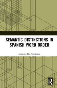 Semantic Distinctions in Spanish Word Order