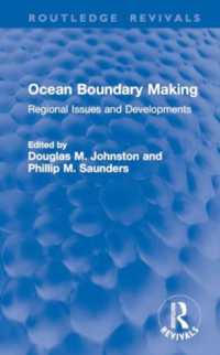 Ocean Boundary Making : Regional Issues and Developments (Routledge Revivals)
