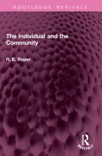 The Individual and the Community (Routledge Revivals)