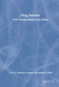 薬剤送達：基礎から将来まで（テキスト）<br>Drug Delivery : From Fundamentals to the Future