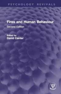 Fires and Human Behaviour : Second Edition (Psychology Revivals)