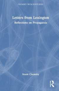 Letters from Lexington : Reflections on Propaganda (Chomsky from Routledge)