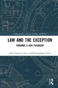 Law and the Exception : Towards a New Paradigm (Nomos Studies in Law, Culture and Power)
