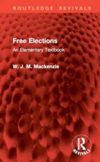 Free Elections : An Elementary Textbook (Routledge Revivals)