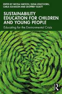 子ども、若者のための持続可能性教育<br>Sustainability Education for Children and Young People : Educating for the Environmental Crisis