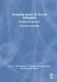 Enduring Issues in Special Education : Personal Perspectives （2ND）