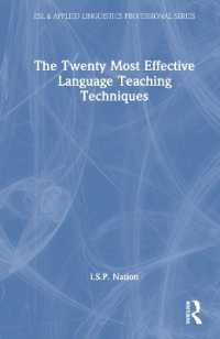 The Twenty Most Effective Language Teaching Techniques (Esl & Applied Linguistics Professional Series)