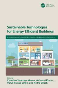 Sustainable Technologies for Energy Efficient Buildings (Smart Innovations and Technological Advancements in Mechanical and Materials Engineering)