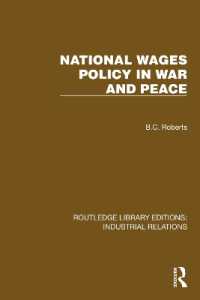 National Wages Policy in War and Peace (Routledge Library Editions: Industrial Relations)