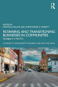 Retaining and Transitioning Businesses in Communities : Strategies in a New Era (Community Development Research and Practice Series)