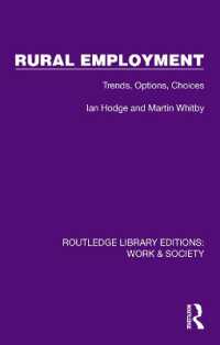 Rural Employment : Trends, Options, Choices (Routledge Library Editions: Work & Society)