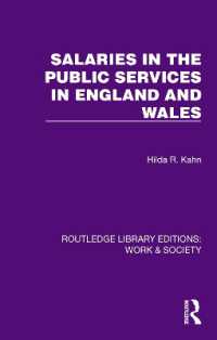 Salaries in the Public Services in England and Wales (Routledge Library Editions: Work & Society)
