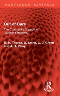 Out of Care : The Community Support of Juvenile Offenders (Routledge Revivals)