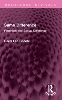 Same Difference : Feminism and Sexual Difference (Routledge Revivals)