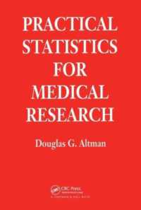 Practical Statistics for Medical Research (Chapman & Hall/crc Texts in Statistical Science)