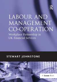 Labour and Management Co-operation : Workplace Partnership in UK Financial Services