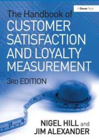 The Handbook of Customer Satisfaction and Loyalty Measurement （3RD）
