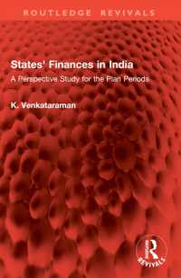States' Finances in India : A Perspective Study for the Plan Periods (Routledge Revivals)