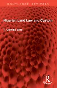 Nigerian Land Law and Custom (Routledge Revivals)