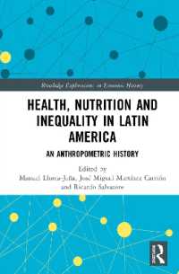 Health, Nutrition and Inequality in Latin America : An Anthropometric History (Routledge Explorations in Economic History)