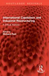 International Capitalism and Industrial Restructuring : A Critical Analysis (Routledge Revivals)