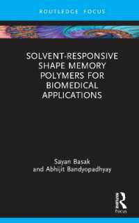 Solvent-Responsive Shape Memory Polymers for Biomedical Applications