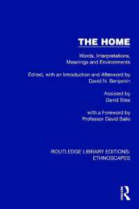 The Home : Words, Interpretations, Meanings and Environments (Routledge Library Editions: Ethnoscapes)
