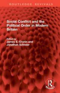 Social Conflict and the Political Order in Modern Britain (Routledge Revivals)