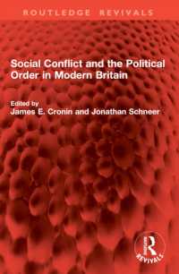 Social Conflict and the Political Order in Modern Britain (Routledge Revivals)