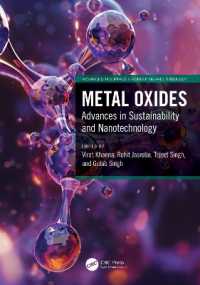 Metal Oxides : Advances in Sustainability and Nanotechnology (Advances in Surface Engineering and Tribology)