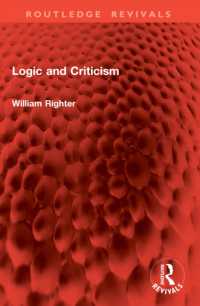 Logic and Criticism (Routledge Revivals)