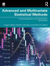 発展的多変量統計学の方法（第８版）<br>Advanced and Multivariate Statistical Methods : Practical Application and Interpretation （8TH）