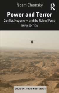 チョムスキー著／権力とテロル：紛争、覇権、力の支配（第３版）<br>Power and Terror : Conflict, Hegemony, and the Rule of Force (Chomsky from Routledge) （3RD）