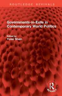 Governments-in-Exile in Contemporary World Politics (Routledge Revivals)