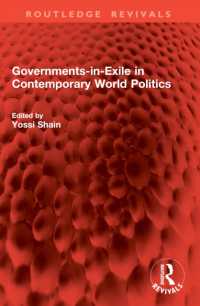 Governments-in-Exile in Contemporary World Politics (Routledge Revivals)