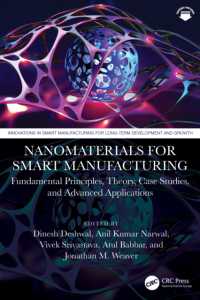 Nanomaterials for Smart Manufacturing : Fundamental Principles, Theory, Case Studies, and Advanced Applications (Innovations in Smart Manufacturing for Long-term Development and Growth)