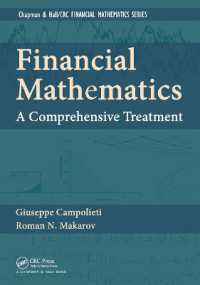 Financial Mathematics : A Comprehensive Treatment (Chapman and Hall/crc Financial Mathematics Series)