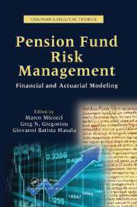 Pension Fund Risk Management : Financial and Actuarial Modeling (Chapman & Hall/crc Finance Series)