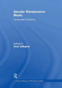 Secular Renaissance Music : Forms and Functions (A Library of Essays on Renaissance Music)