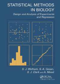 Statistical Methods in Biology : Design and Analysis of Experiments and Regression