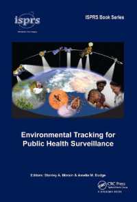 Environmental Tracking for Public Health Surveillance (Isprs Book Series)