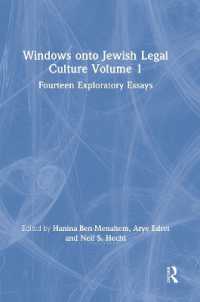 Windows onto Jewish Legal Culture Volume 1 : Fourteen Exploratory Essays -- Paperback / softback