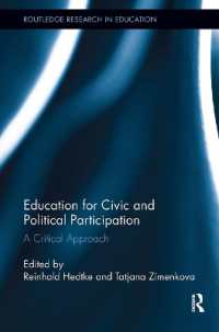 Education for Civic and Political Participation : A Critical Approach (Routledge Research in Education)