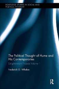 Political Thought of Hume and his Contemporaries : Enlightenment Projects Vol. 1 (Routledge Studies in Social and Political Thought)
