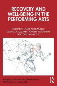Recovery and Well-being in the Performing Arts (Advances in Recovery and Stress Research)