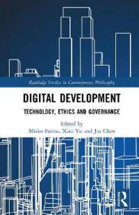Digital Development : Technology, Ethics and Governance (Routledge Studies in Contemporary Philosophy)
