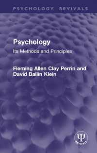 Psychology : Its Methods and Principles (Psychology Revivals)