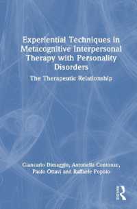 Experiential Techniques in Metacognitive Interpersonal Therapy with Personality Disorders : The Therapeutic Relationship
