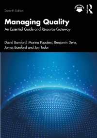 Managing Quality : An Essential Guide and Resource Gateway （7TH）